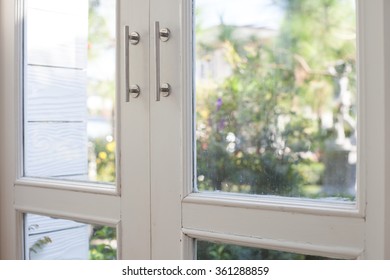 Window With A View Of The Garden