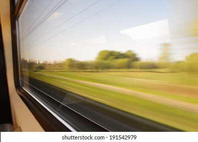 Window View From A Train