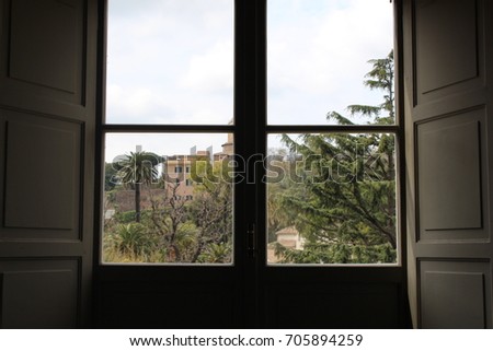 Similar – view from the window