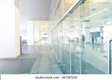 Window wall in modern building, exhibition centers, motion blur  - Shutterstock ID 367387610