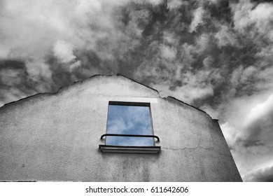 window in wall perception