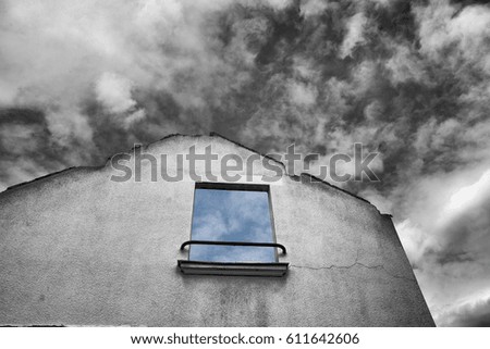 window in wall perception