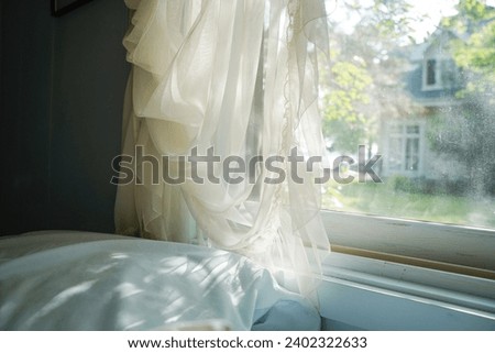 Window White Drapes Sunlight Bedroom Vintage Retro
