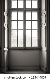 Window in white frame