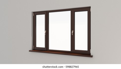 Window White Wall Isolated Window Wooden Stock Photo (Edit Now) 598827788