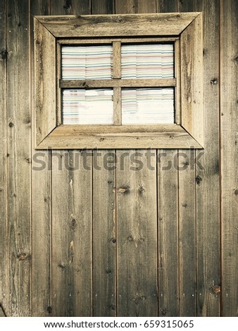 Similar – Image, Stock Photo [ ] Hut Window Warmth