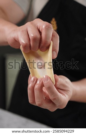 Windowpane Test on a Bread Dough