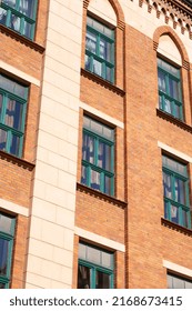 Windows In Building In Crakow.