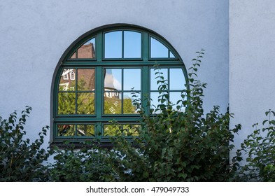 windows to the courtyard reflection