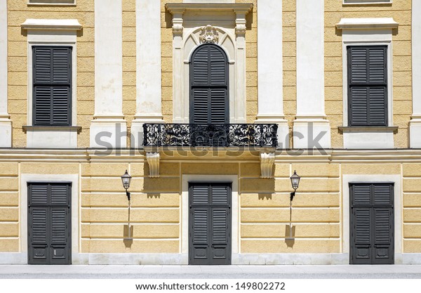 Windows Doors Royal Schonbrunn Palace Exterior Stock Photo Edit