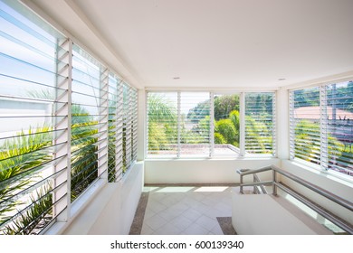 Windows Glass Louver In Home, Decoration