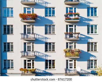 Windows Of Modern Apartment