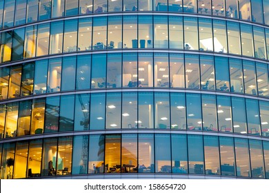 windows office building for background 