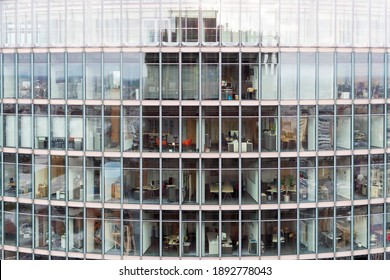 Windows office building for background