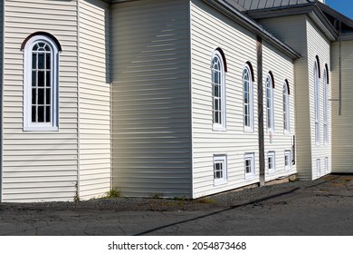 Windows In An Old Church Wall