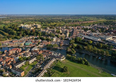 Windsor Castle Ariel View With River