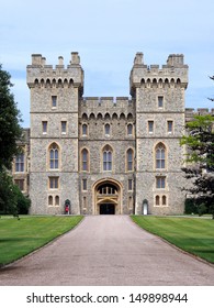 Windsor Castle seen from the Long Walk