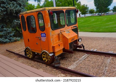 Windsor Colorado August 1, 2022 Vintage Train Car Union Pacific