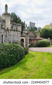 Windsor, London, England - April 14 2022: Windsor Royal Castle, Exterior Wall