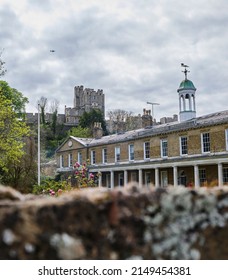 Windsor, London, England - April 14 2022: Windsor Royal Castle, Exterior Wall