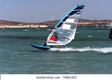 Windsurfing In Alacati, Cesme, Turkey