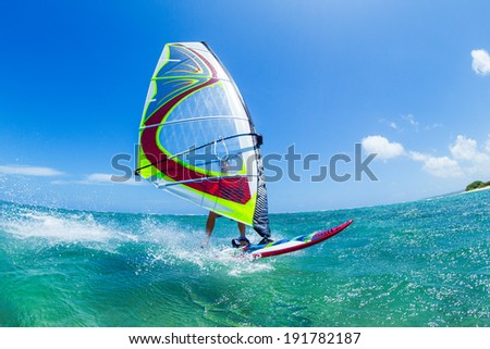Windsurfing, Fun in the ocean, Extreme Sport