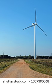 Windturbine in the countryside from Portugal