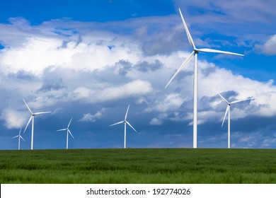 4,882 Wheat field with wind turbine Images, Stock Photos & Vectors ...