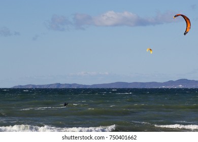 Windy Day At A Beach, Hornbæk, Denmark