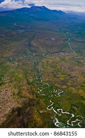 Windy River Aerial View Alaska Stock Photo 86843155 | Shutterstock