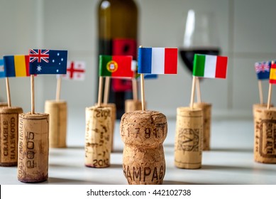 Wine From All Over The World, French, Australian, Romanian, Italian