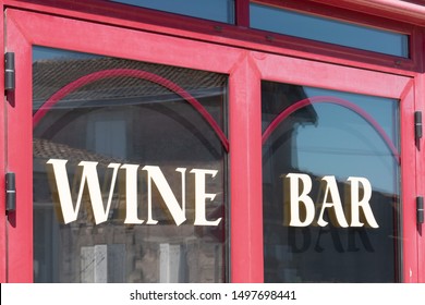 Wine Bar Showcase Outdoor Cafe Mockup