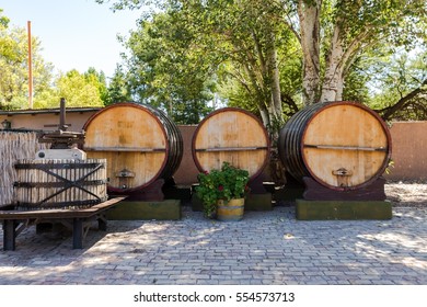 Wine Barrels In Mendoza, Argentina