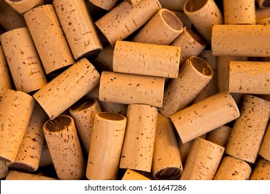 wine bottle corks pattern texture background - Shutterstock ID 161647286