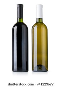 Wine Bottle Isolated On White Background