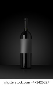 Wine Bottle Mockup