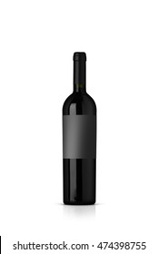 Wine Bottle Mockup