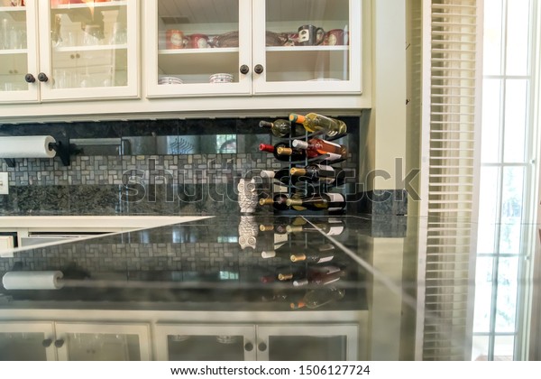 Wine Bottle Storage Small Compact Pool Stock Photo Edit Now