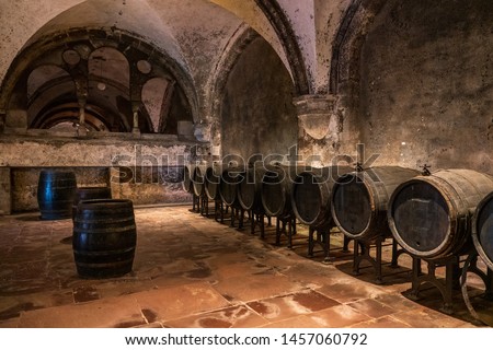 Wine cellar in the monastery Eberbach