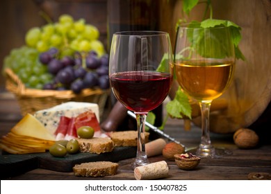 Wine and cheese - Powered by Shutterstock