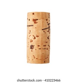 Wine Cork Isolated On White Background