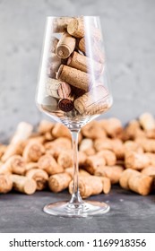 Wine corks background 