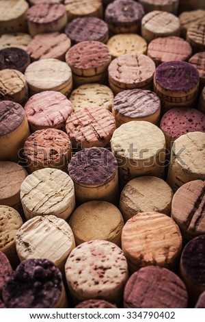 Wine corks background vertical
