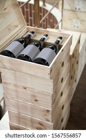 Wine Delivery, Sale Of Alcohol, Wine Bottles In A Box