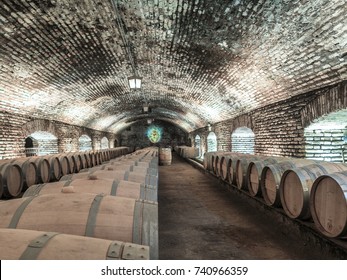 Wine Destilery In One Of Chilean Biggest Vineyard