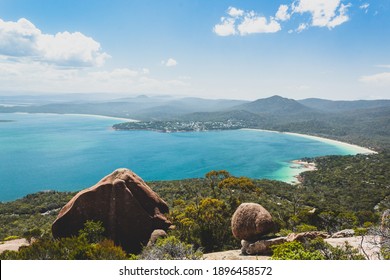 Wine Glass Bay Lookout in Freycinet National Park
