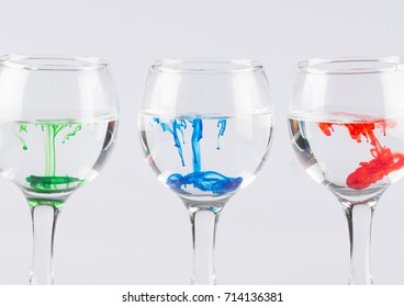 Wine Glass & Food Dye 