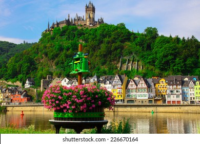 Wine Press In Cochem On The Moselle In Germany