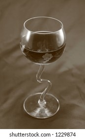 Wine With Sepia Toning