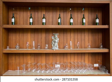 wine shelf